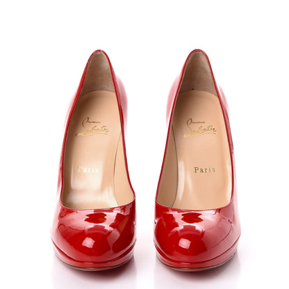 Christian Louboutin Patent New Simple 120 Pumps 38.5 Red 15 of 25