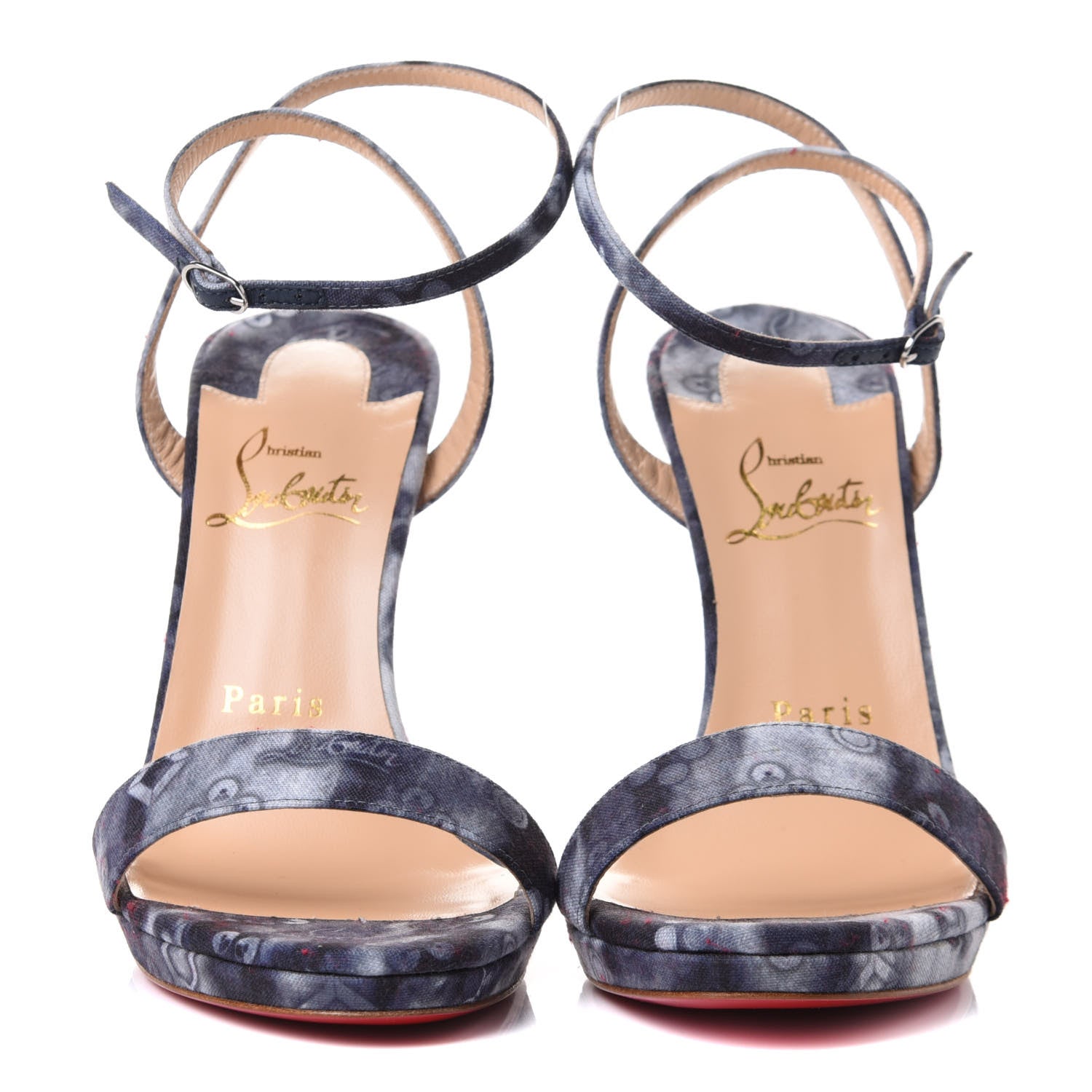 Christian Louboutin Jeans Punk Loubi Queen 120 Sandals 37.5 Multicolor 3 of 20