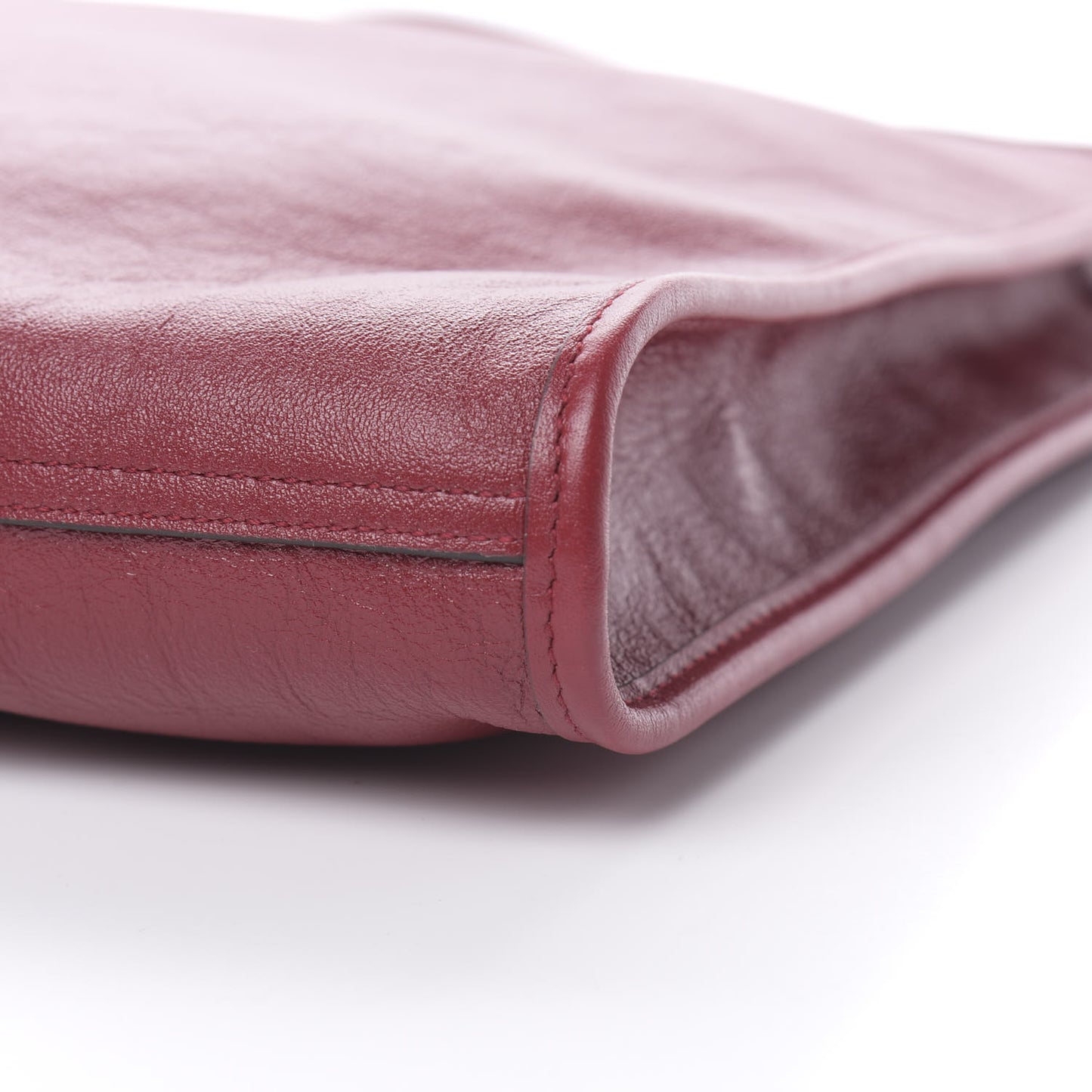 Calfskin Large Rajah Chain Tote Romantic Cherry