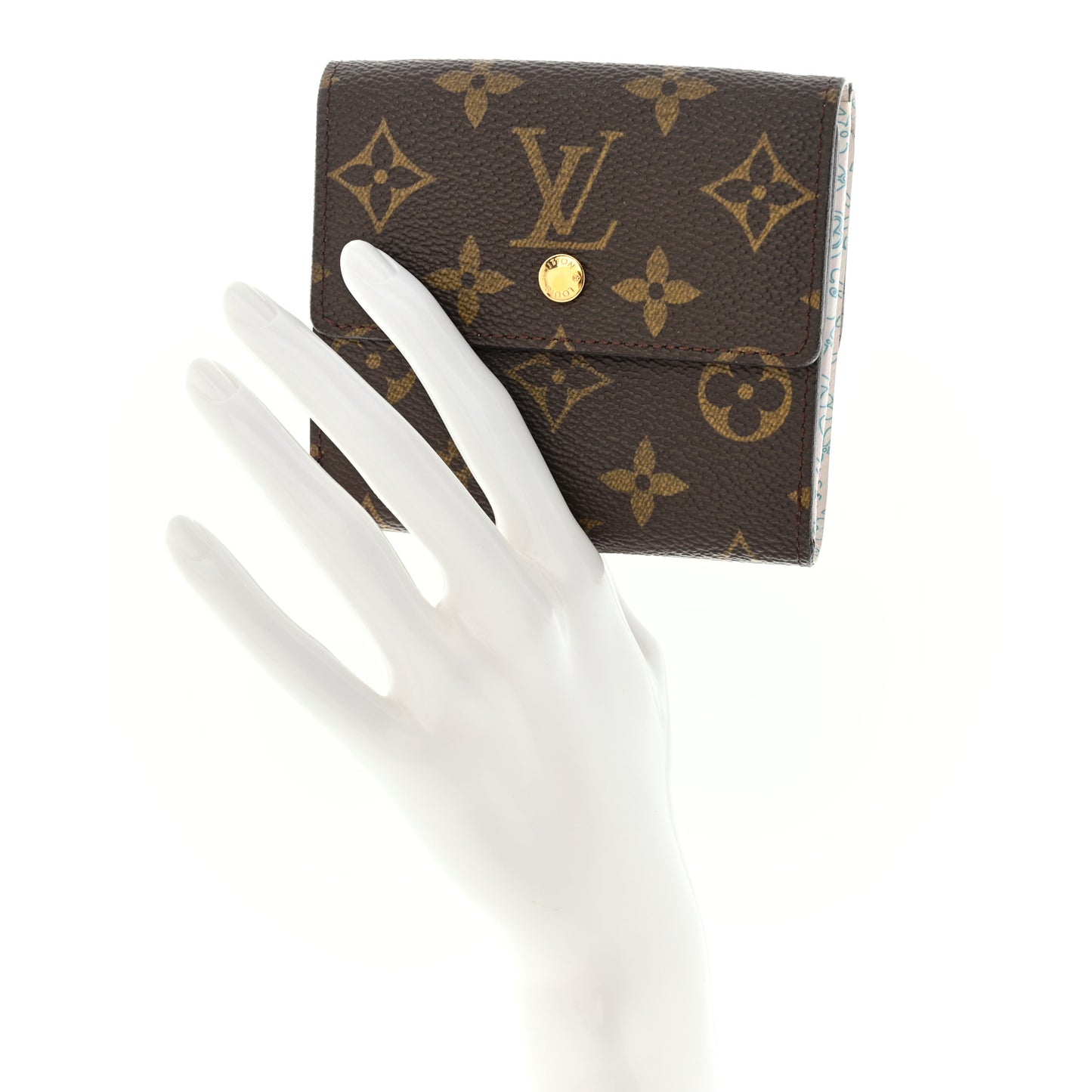 Monogram Fleuri Elise Wallet Rose