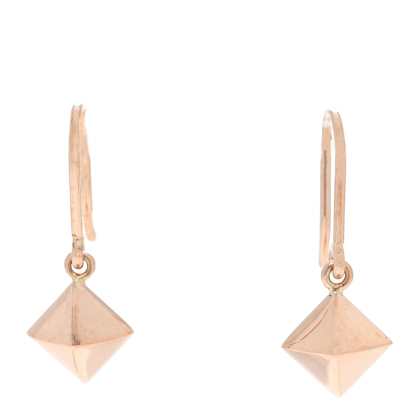 18K Rose Gold Clou d'H Drop Earrings