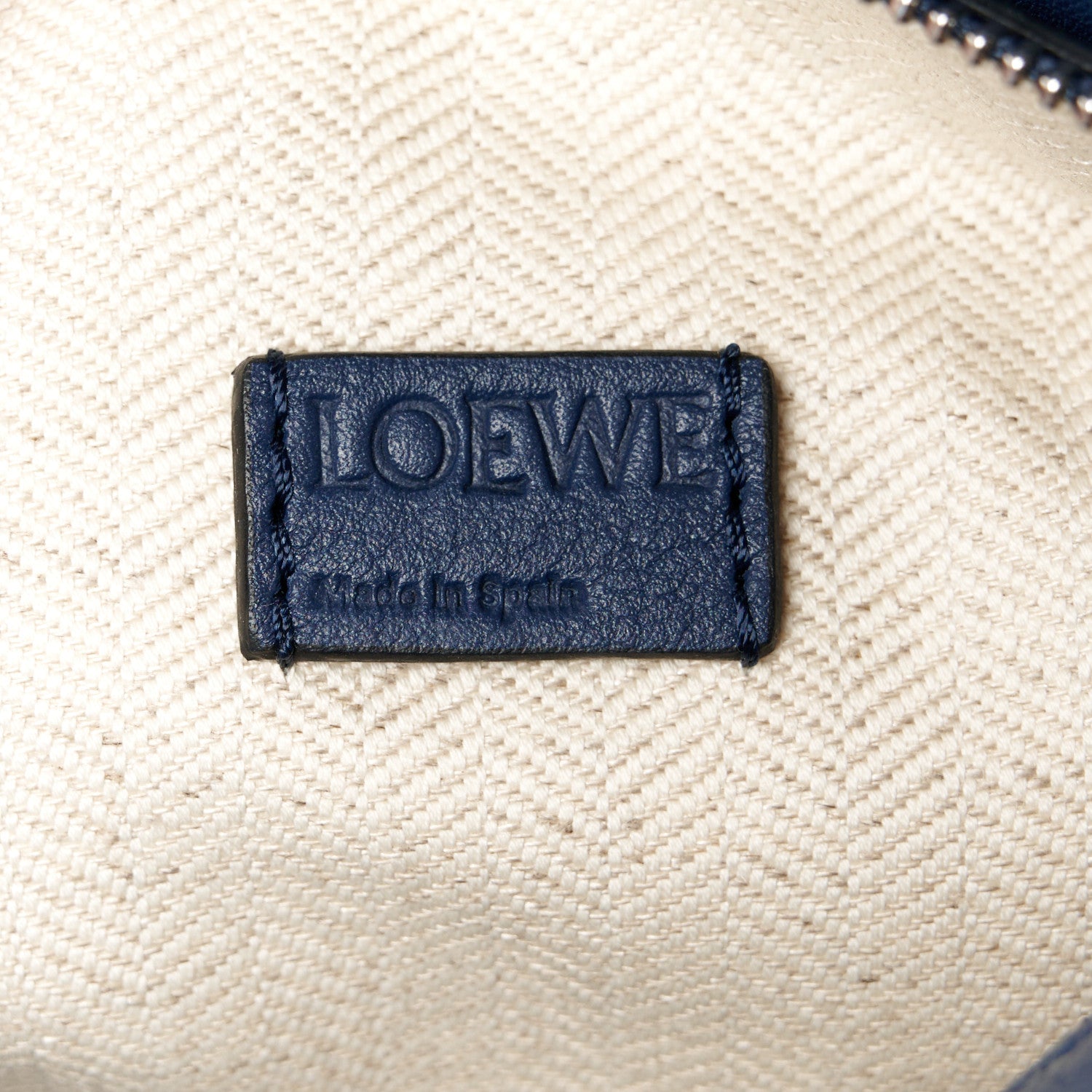 Loewe Calfskin Mini Puzzle Bag Blue 6 of 11