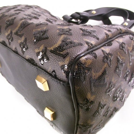 Monogram Sequins Eclipse Speedy 28 Black