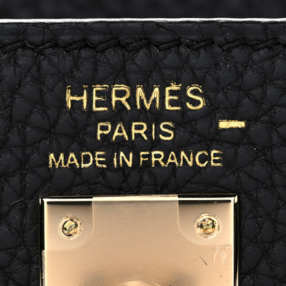 Hermes Togo Lizard Kelly Retourne Touch 25 Black 24 of 38