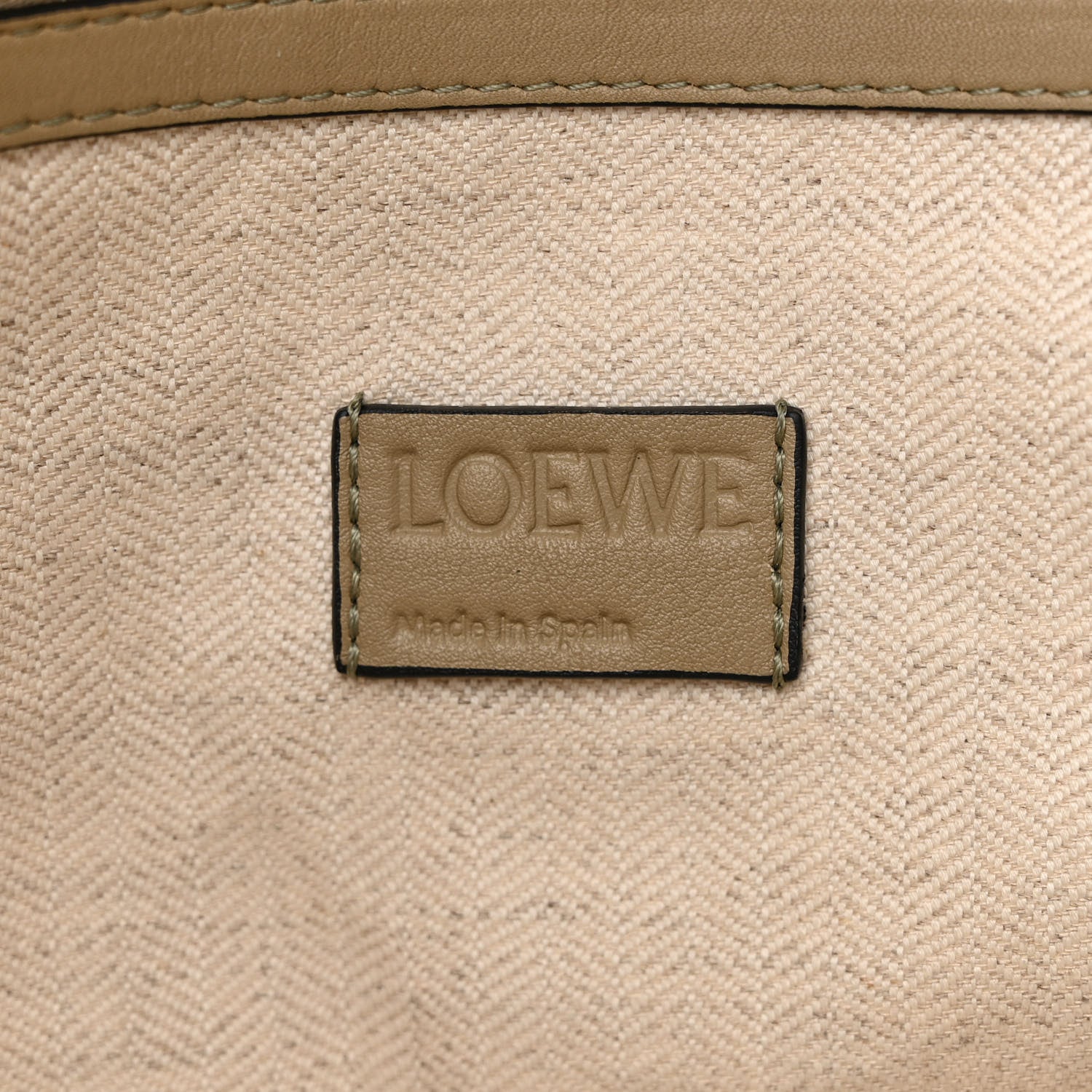 Loewe Nappa Calfskin Large Flamenco Knot Clutch Clay Green 6 of 14