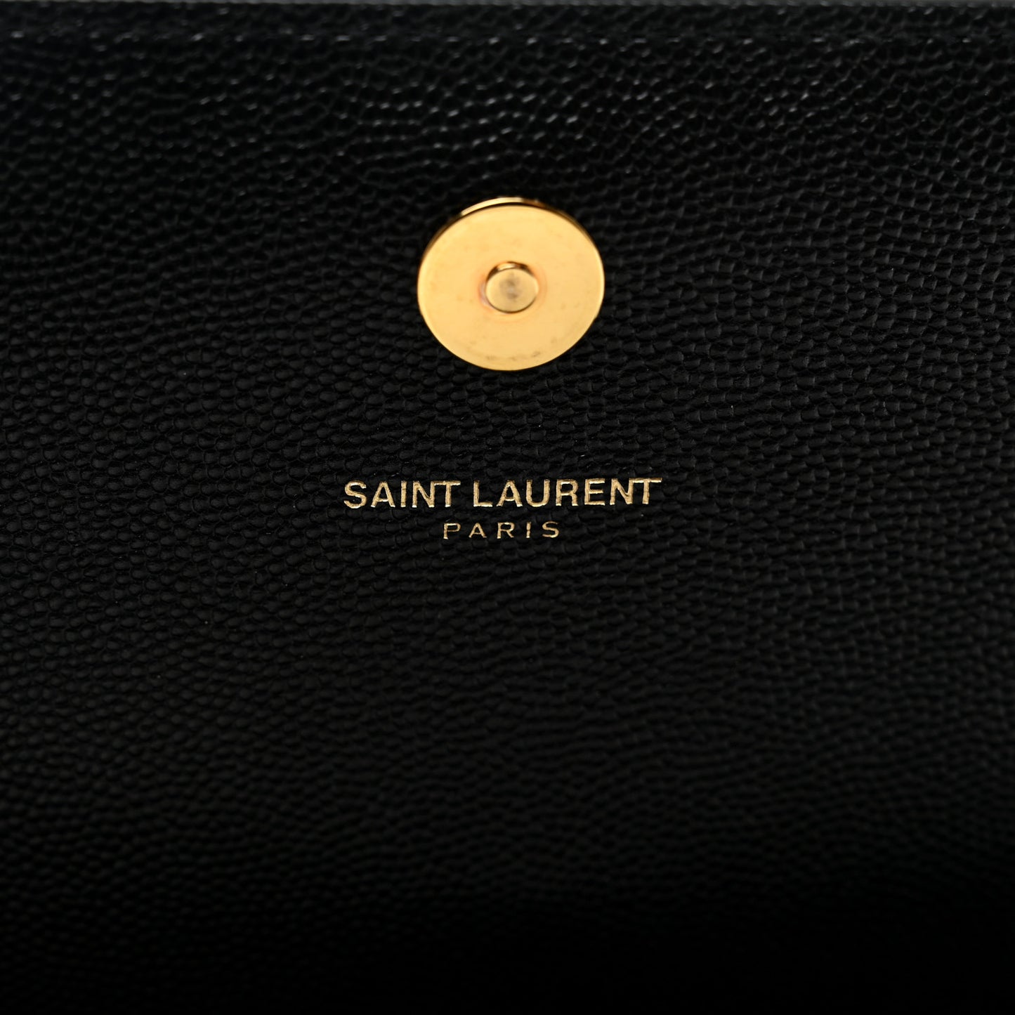Grain De Poudre Monogram Cassandre Clutch Black
