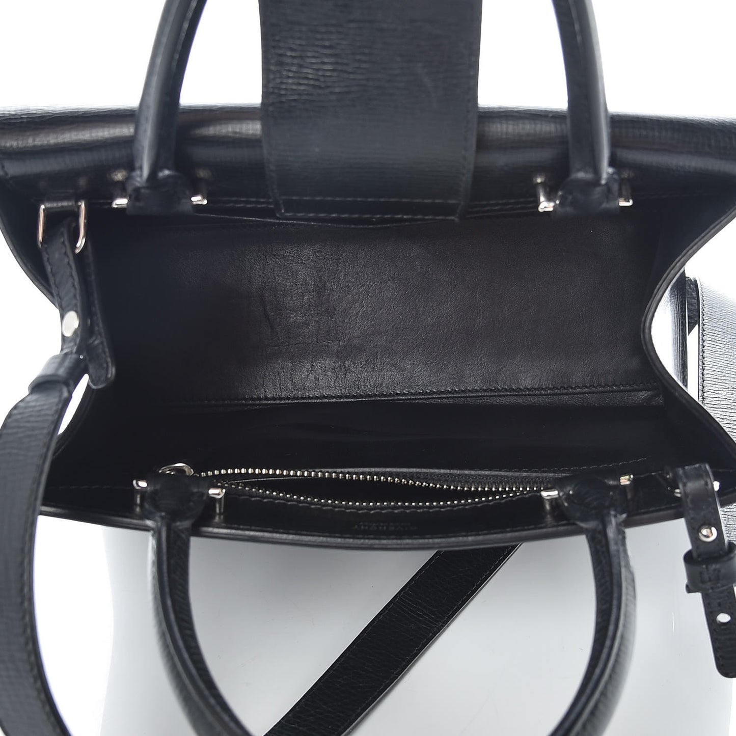 Calfskin Small Obsedia Satchel Black