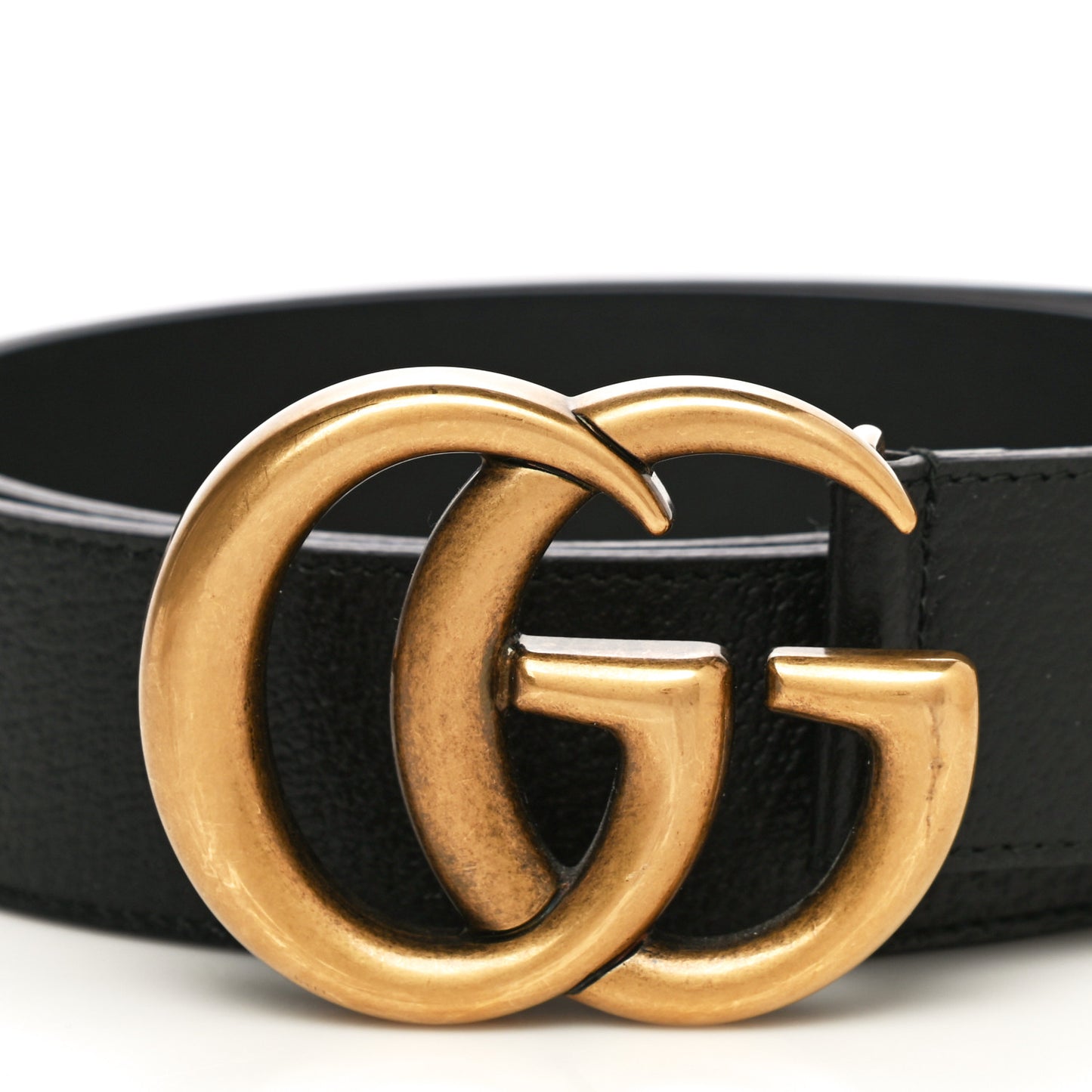Textured Calfskin Double G 40mm Belt 95 38 Black