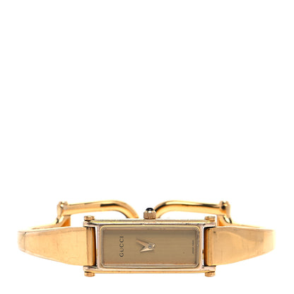 Gucci Stainless Steel 12mm 1500L Horsebit Quartz Watch Gold 2 of 4