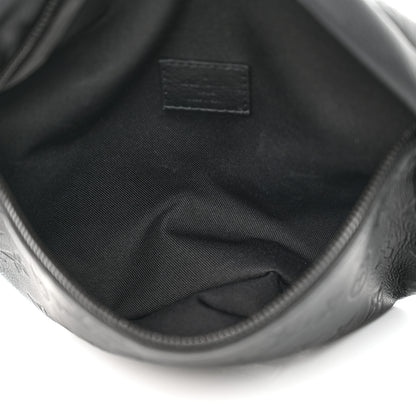 Louis Vuitton Calfskin Monogram Shadow Discovery Bumbag Black 5 of 9