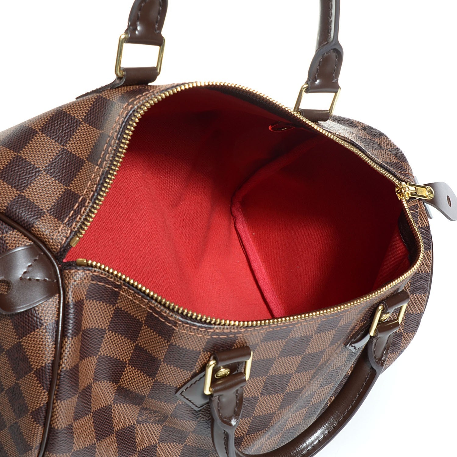 Louis Vuitton Damier Ebene Speedy 30 6 of 9