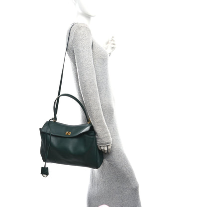 Balenciaga Natural Smooth Calfskin Medium Rodeo Top Handle Handbag Pine Green 2 of 9