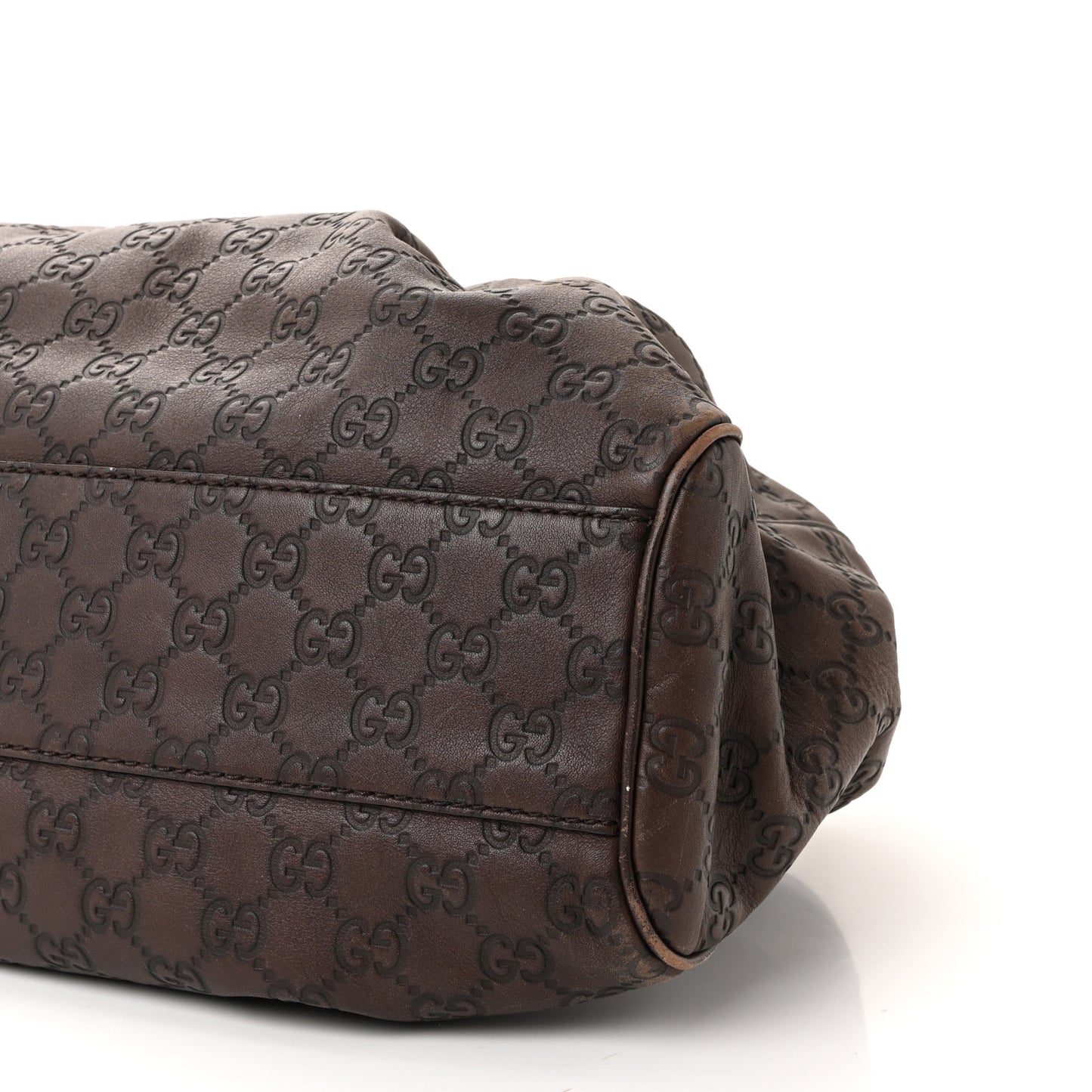 Guccissima Medium Sukey Tote Chocolate