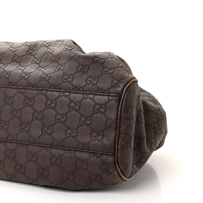 Gucci Guccissima Medium Sukey Tote Chocolate 9 of 9