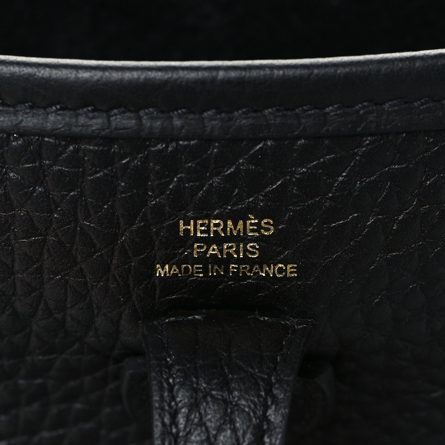 Hermes Taurillon Clemence Evelyne TPM Black 6 of 11