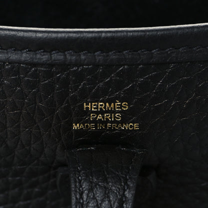 Hermes Taurillon Clemence Evelyne TPM Black 6 of 11