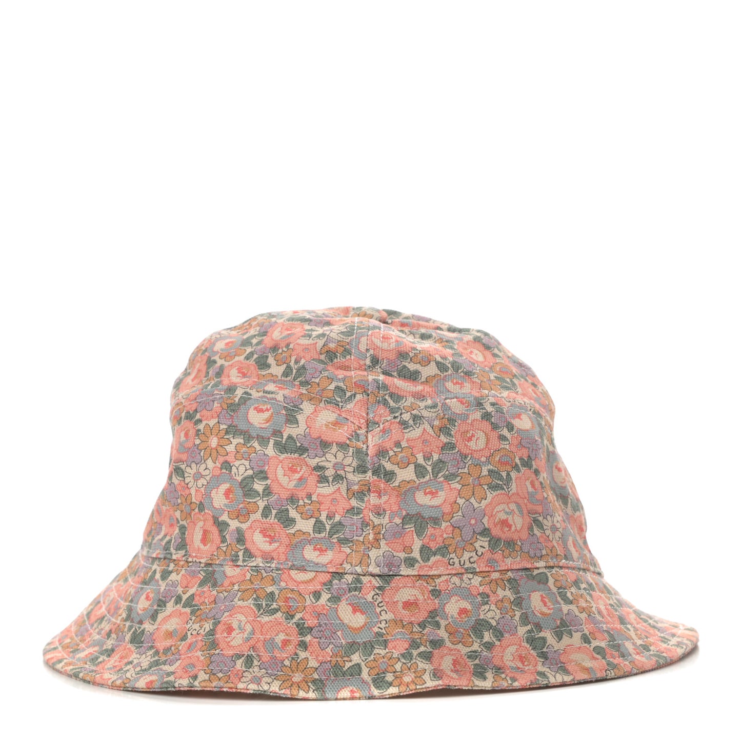 X LIBERTY OF LONDON Canvas Infinity Abbey Bucket Hat M Perfect Pink Ivory