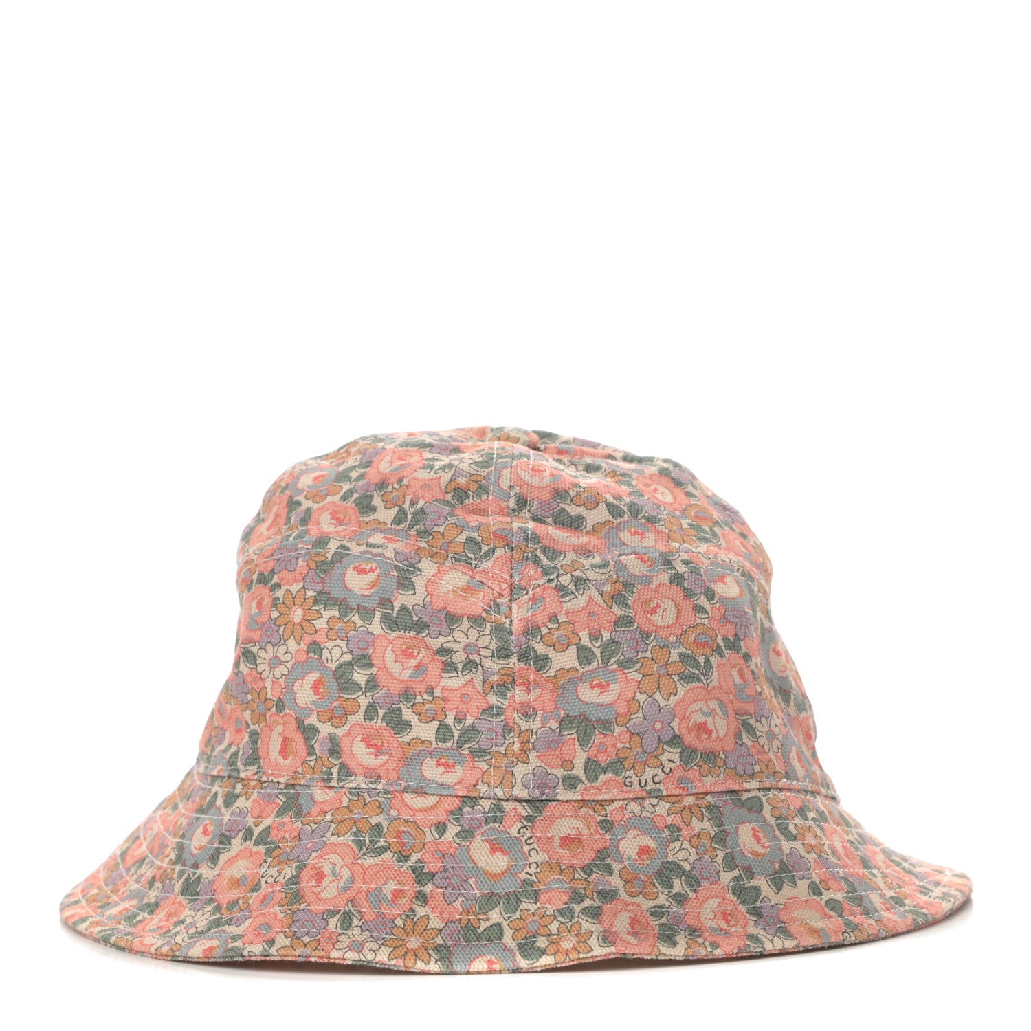 Gucci X LIBERTY OF LONDON Canvas Infinity Abbey Bucket Hat M Perfect Pink Ivory 1 of 7