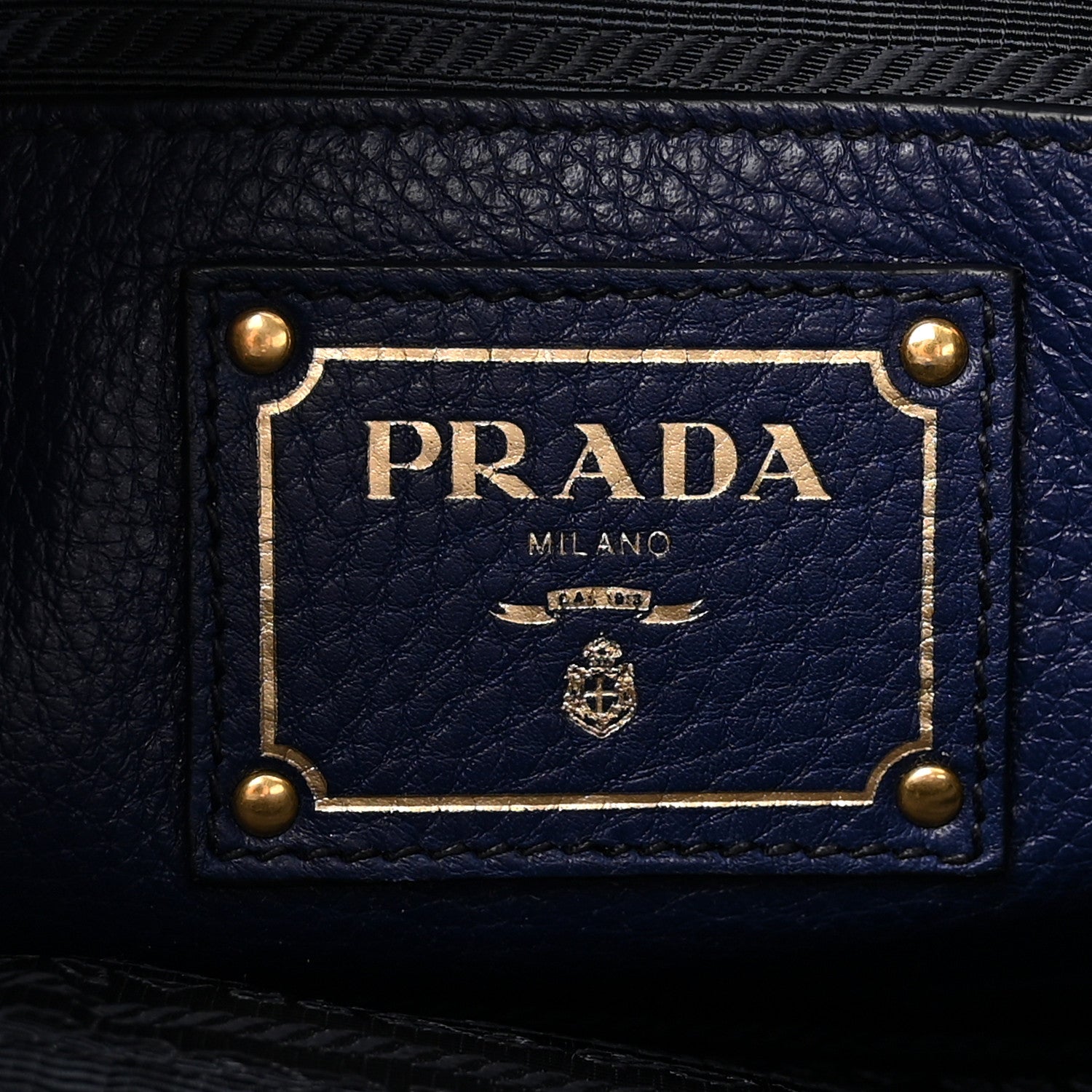 Prada Vitello Daino Shopping Tote Inchiostro 6 of 13
