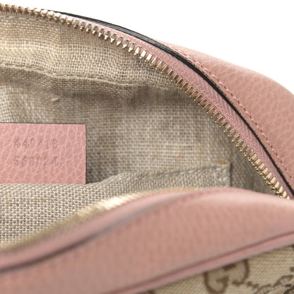 Gucci Monogram Mini Bree Messenger Bag Beige Soft Pink 7 of 14