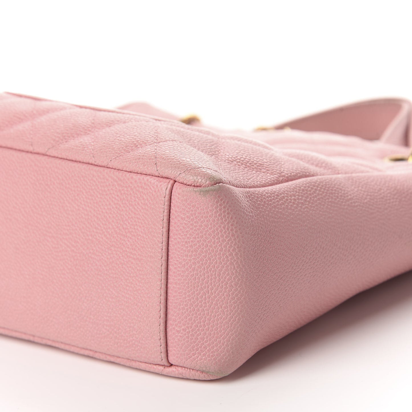 Caviar Quilted Petit Shopping Tote PST Pink