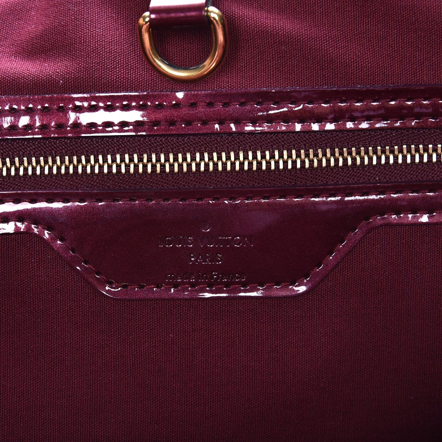 Louis Vuitton Vernis Wilshire MM Rouge Fauviste 6 of 7