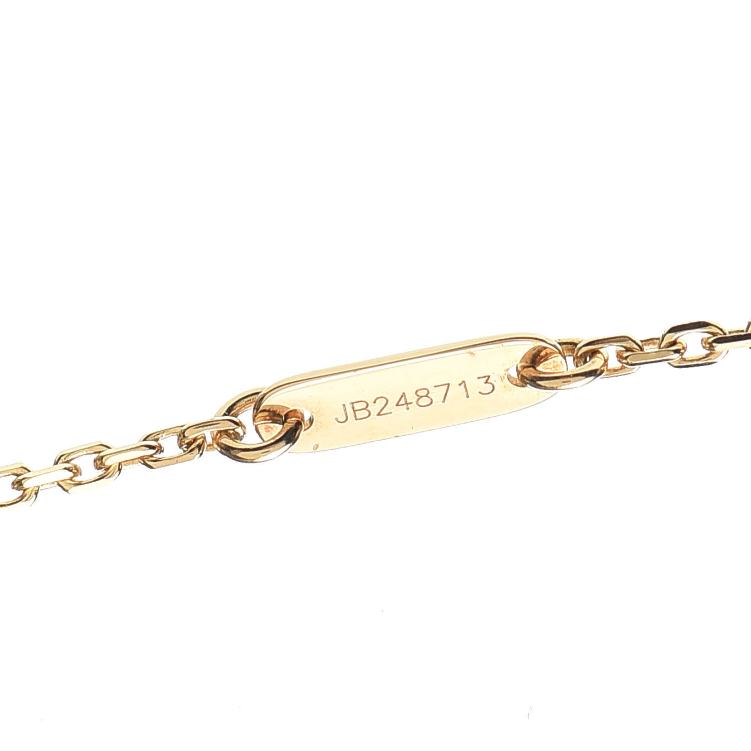 Van Cleef & Arpels 18K Yellow Gold Mother of Pearl Sweet Alhambra Butterfly Pendant Necklace 5 of 7