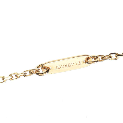 Van Cleef & Arpels 18K Yellow Gold Mother of Pearl Sweet Alhambra Butterfly Pendant Necklace 5 of 7