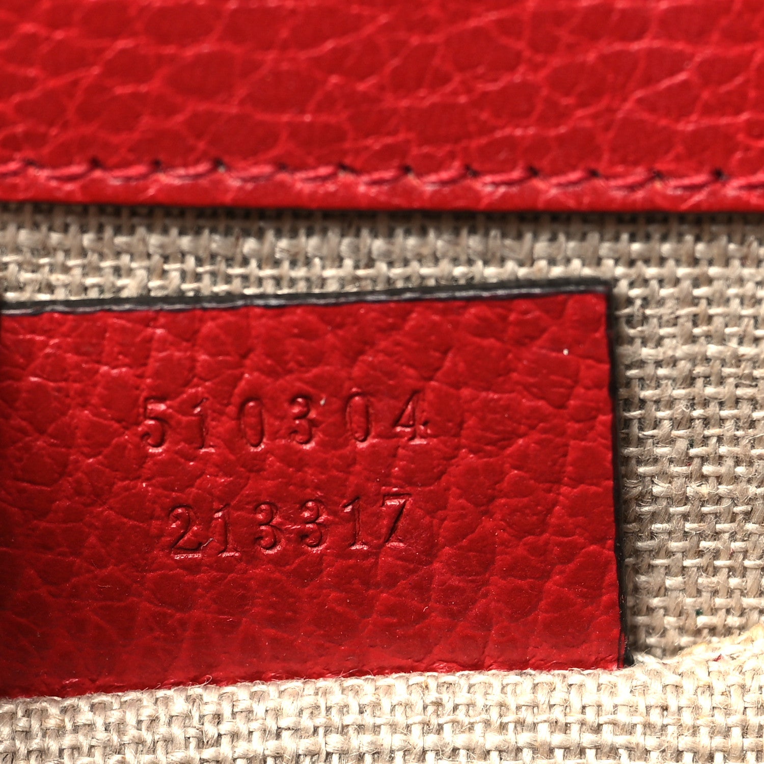 Gucci Dollar Calfskin Small Interlocking G Shoulder Bag Red 8 of 11