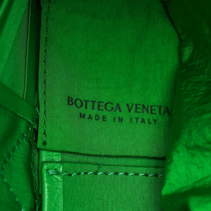 Bottega Veneta Paper Calfskin Maxi Intreccio Cassette Crossbody Bag Grass 6 of 9