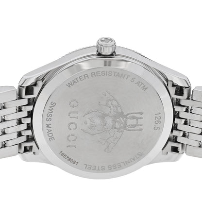 Gucci Stainless Steel 29mm G-Timeless Bee Quartz Watch Black 4 of 5