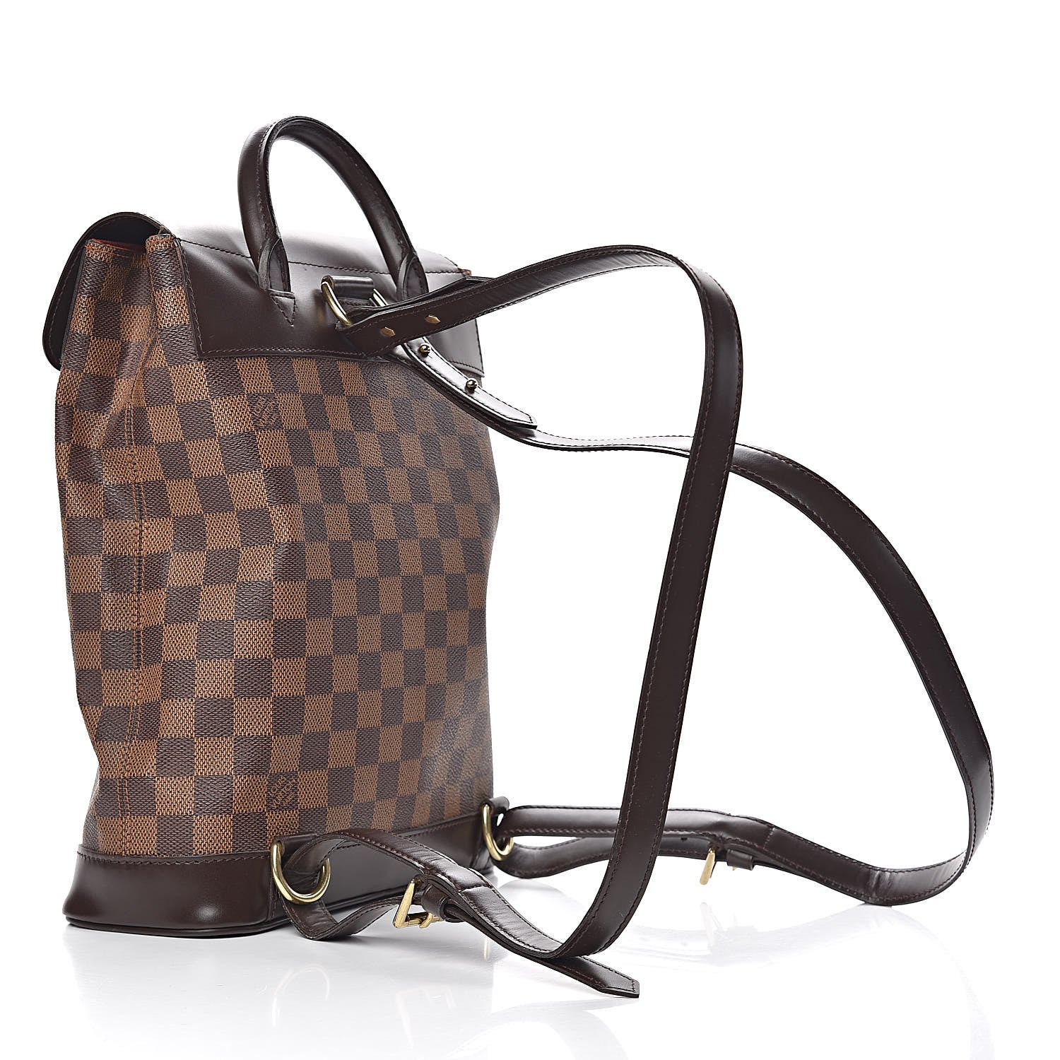 Louis Vuitton Damier Ebene Soho Backpack 3 of 19