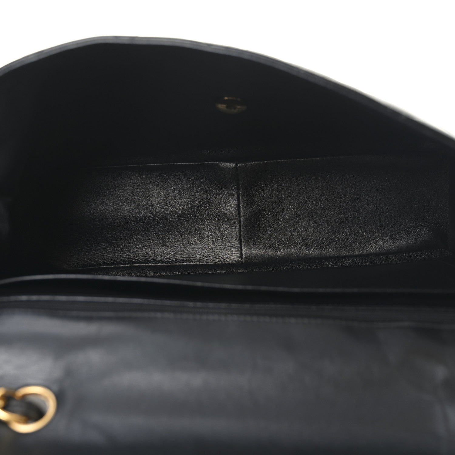Chanel Lambskin Quilted Jumbo Single Flap Black 5 of 9