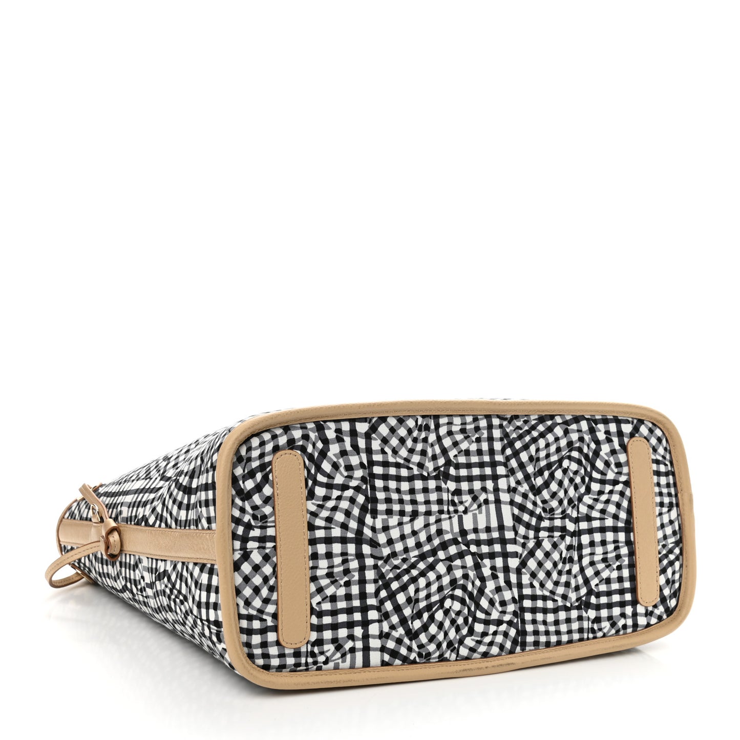 Metallic Visetos Medium Liz Reversible Shopper Tote Gold