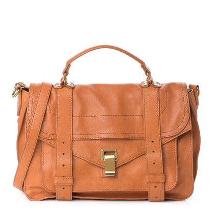 Proenza Schouler Lambskin Medium PS1 Satchel Saffron 1 of 16