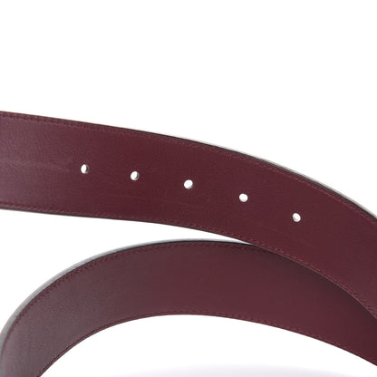 Gucci Moon Calfskin Nickel Double G 40mm Belt 90 36 Strong Red 4 of 6