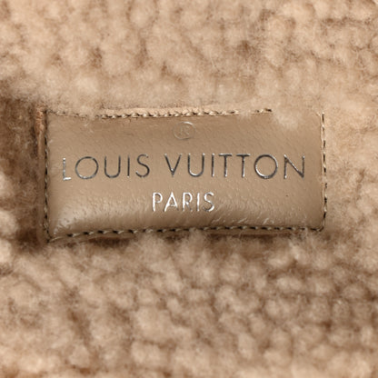Louis Vuitton Shearling Bom Dia Flate Mules 38.5 Beige 8 of 10