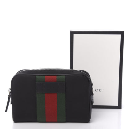 Gucci Canvas Web Slim Belt Bag Black 11 of 11