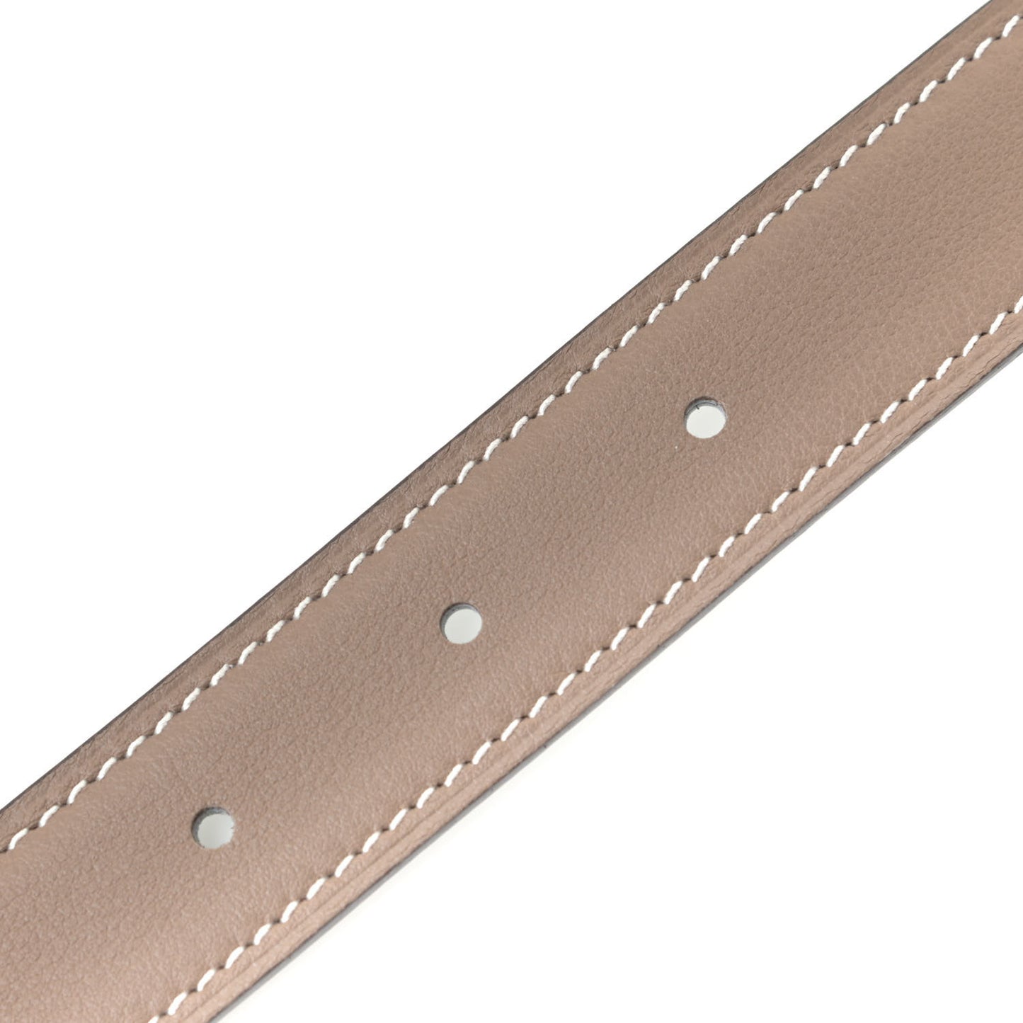 Epsom Swift 24mm H Belt 90 White Etoupe