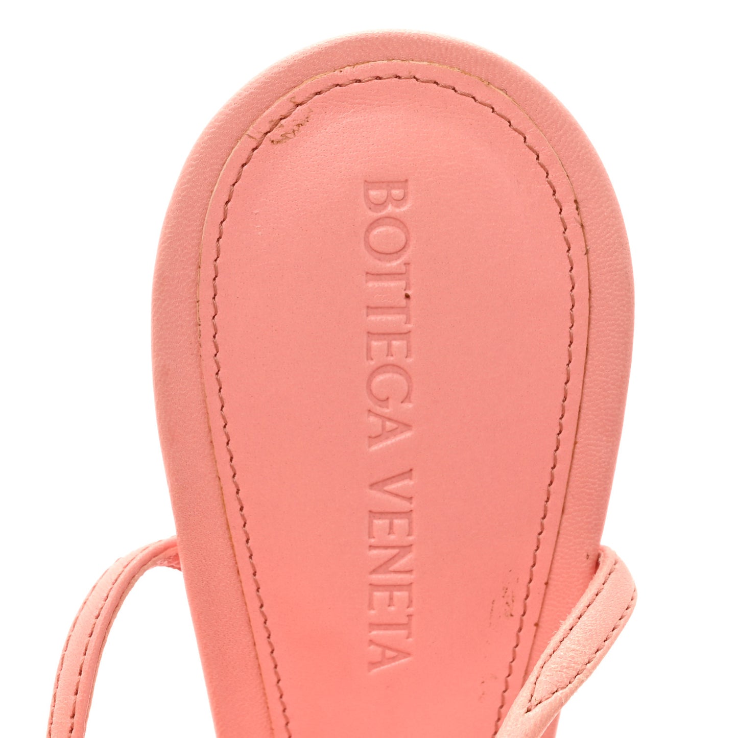 Lambskin Feather Dot Sandals 37 Flamingo