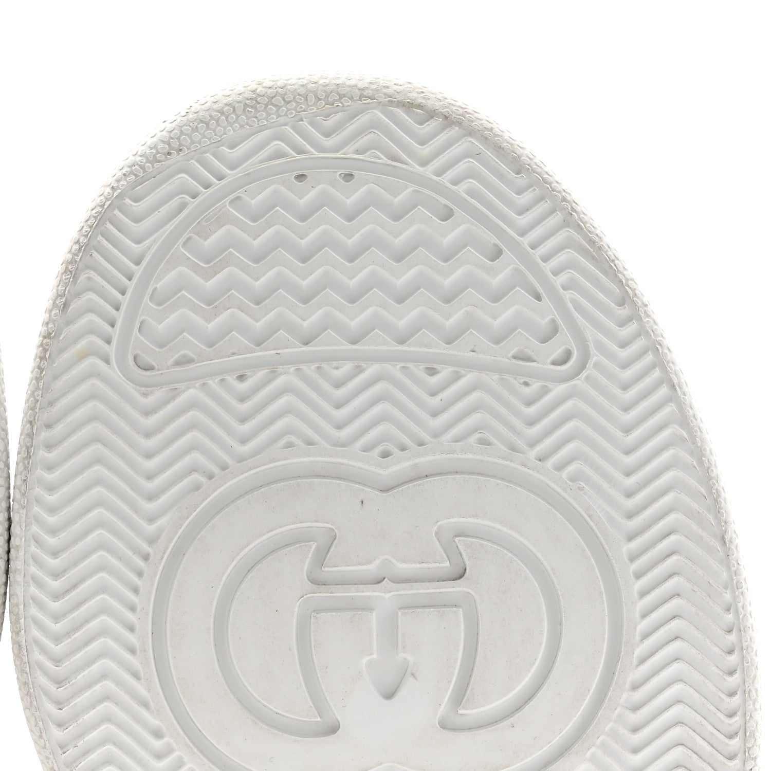 Gucci Calfskin Web Perforated Womens Platform 55mm Sneakers 38.5 White Bright Splash 9 of 14
