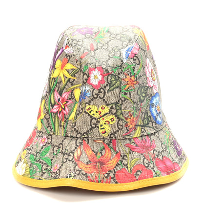 Gucci GG Supreme Monogram Flora Bucket Hat 56 4 of 8