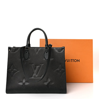Louis Vuitton Empreinte Monogram Giant Onthego MM Black 9 of 9