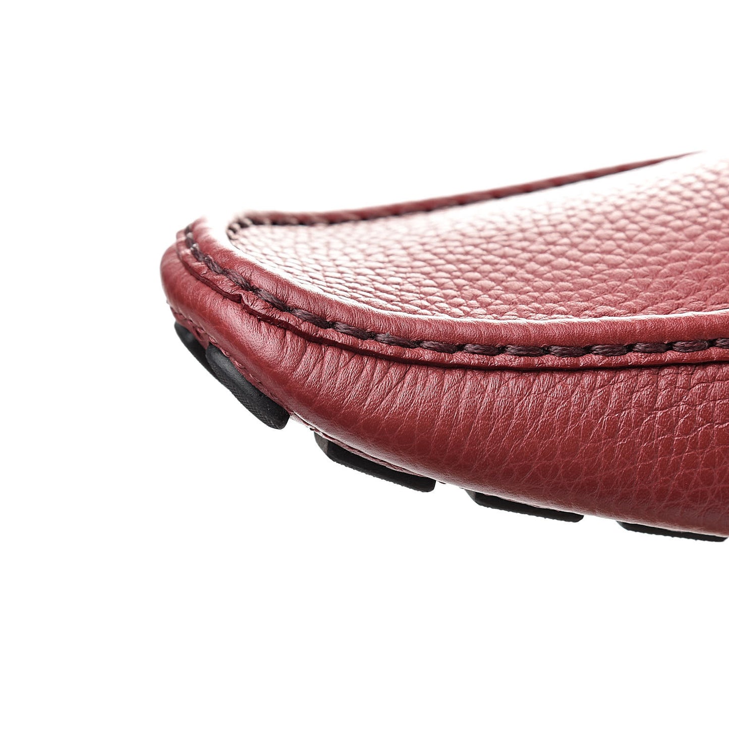 Calfskin Mens Monte Carlo Car Shoe Moccasin Loafers 10.5 Red