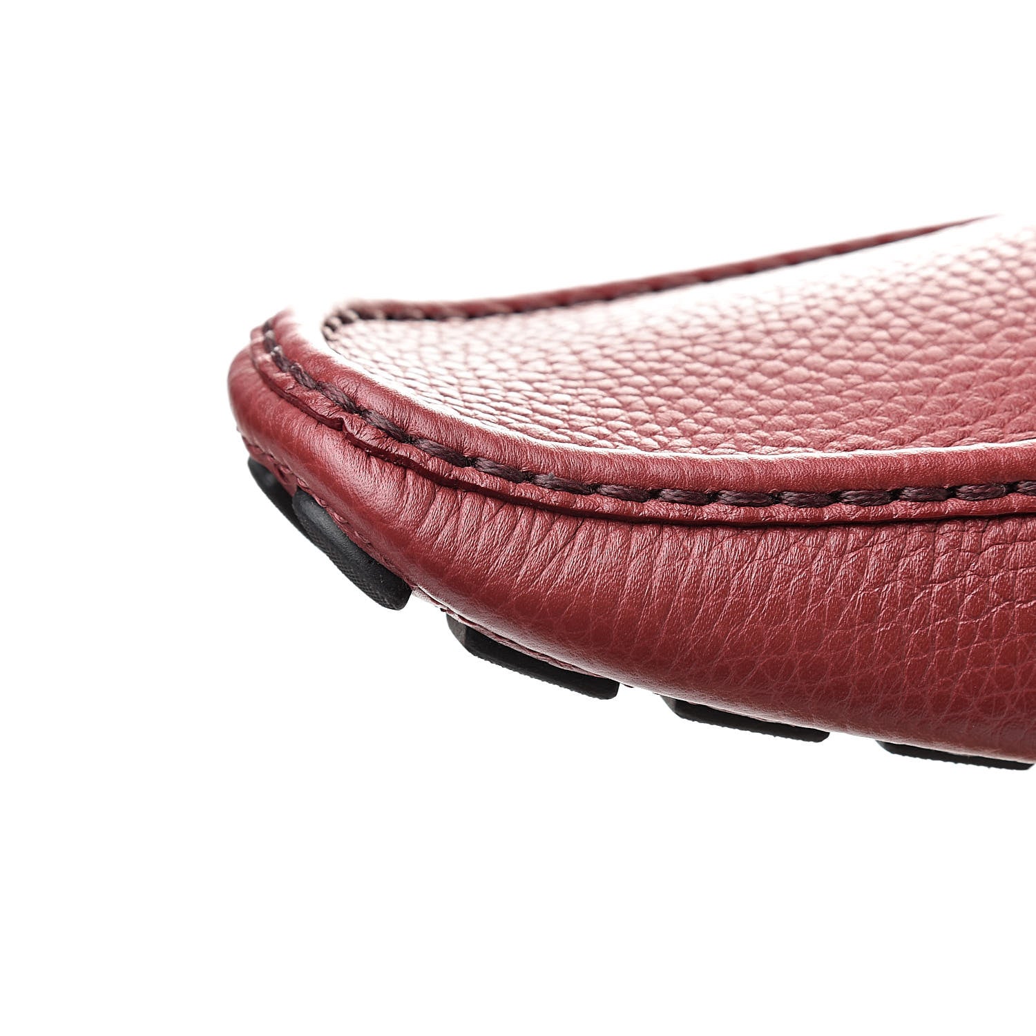 Louis Vuitton Calfskin Mens Monte Carlo Car Shoe Moccasin Loafers 10.5 Red 9 of 9