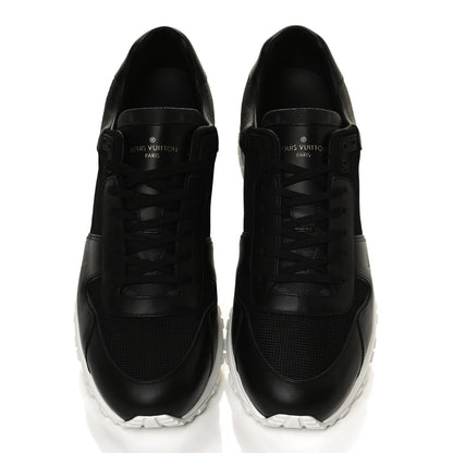 Louis Vuitton Calfskin Monogram Run Away Sneakers 9.5 Black 5 of 10