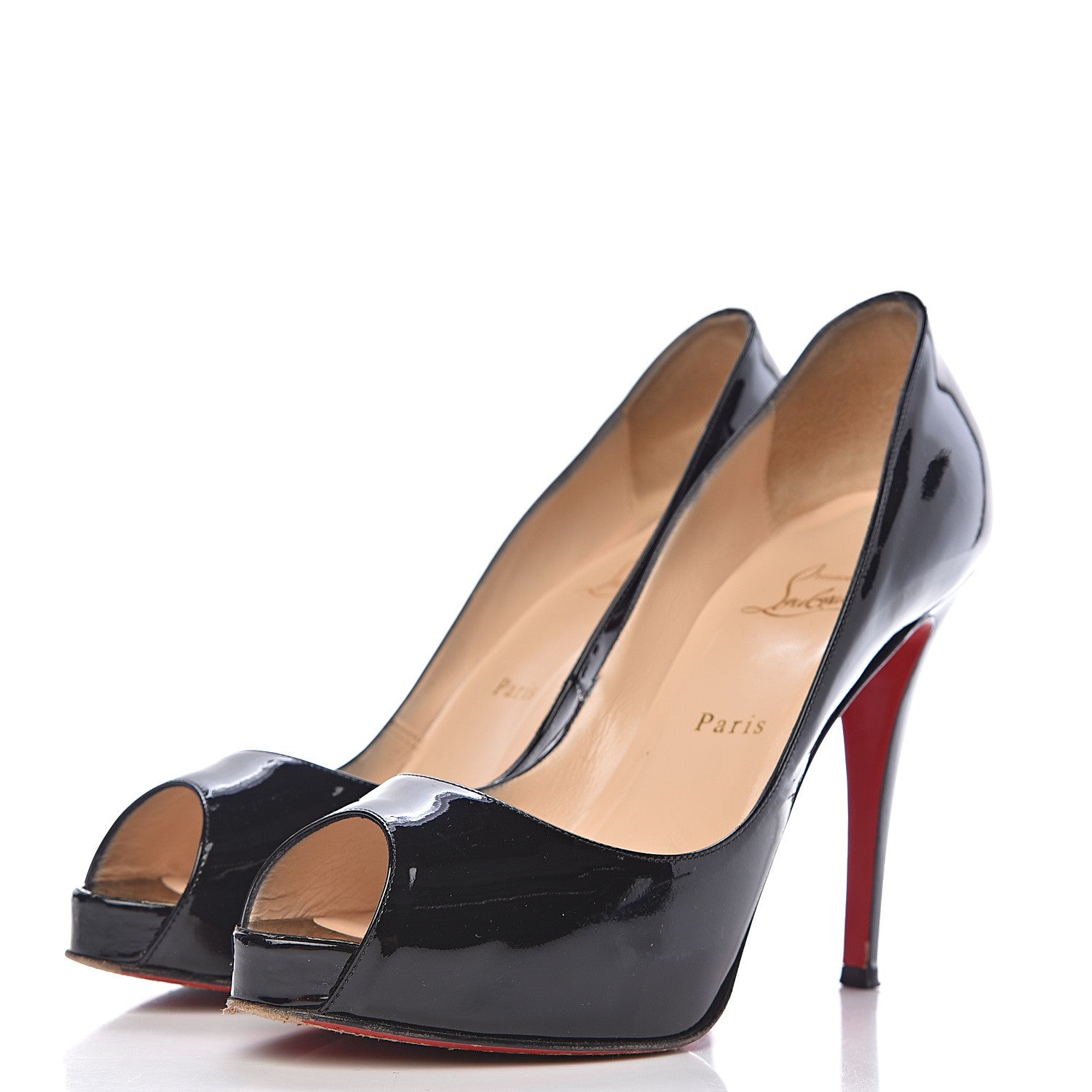 Christian Louboutin Patent Very Prive 120 Pumps 39.5 Black 3 of 12