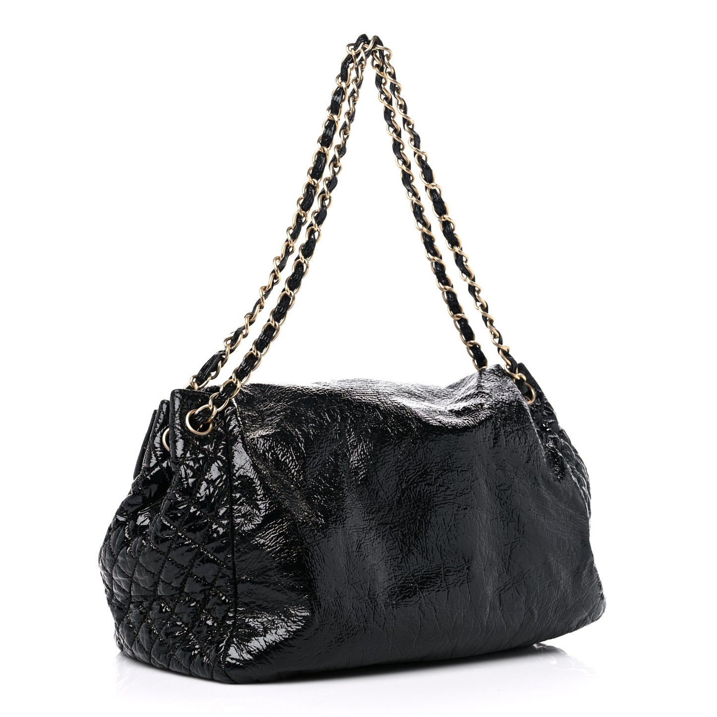 Vinyl XL Rock and Chain Flap Black