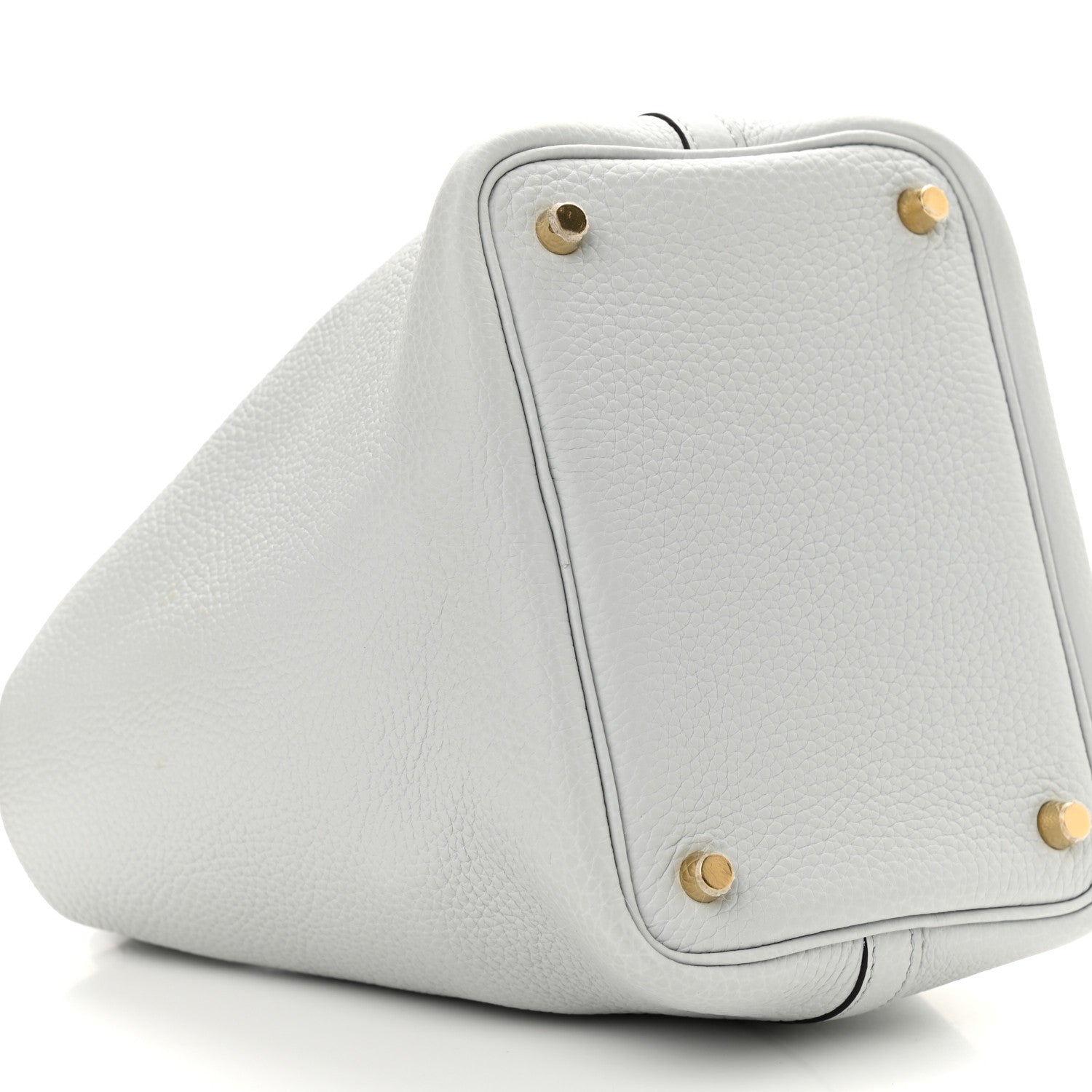 Hermes Taurillon Clemence Picotin Lock 18 PM Bleu Pale 9 of 11