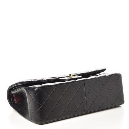 Chanel Lambskin Quilted Jumbo Double Flap Black 5 of 13